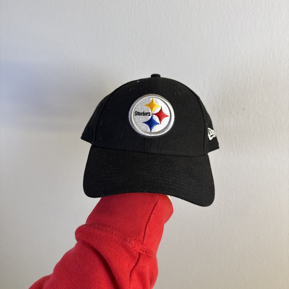 New Pittsburgh Steelers New Era 9Forty NFL Hat Cap, Black, One Size, Mens